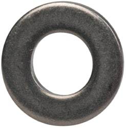 Made in USA - #6L Screw, Grade 300 Stainless Steel Standard Flat Washer - 0.156" ID x 0.312" OD, 0.027" Thick, Plain Finish, Meets Military Specifications - Benchmark Tooling