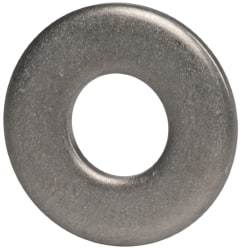 Made in USA - #10 Screw, Grade 300 Stainless Steel Standard Flat Washer - 0.219" ID x 0.438" OD, 0.065" Thick, Plain Finish, Meets Military Specifications - Benchmark Tooling