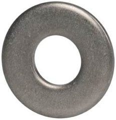 Made in USA - #10 Screw, Grade 300 Stainless Steel Standard Flat Washer - 0.219" ID x 0.438" OD, 0.065" Thick, Plain Finish, Meets Military Specifications - Benchmark Tooling