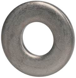 Made in USA - #12 Screw, Grade 300 Stainless Steel Standard Flat Washer - 1/4" ID x 0.562" OD, 0.051" Thick, Plain Finish, Meets Military Specifications - Benchmark Tooling