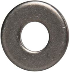 Made in USA - 1/4" Screw, Grade 300 Stainless Steel Standard Flat Washer - 0.312" ID x 0.734" OD, 0.051" Thick, Passivated Finish, Meets Military Specifications - Benchmark Tooling