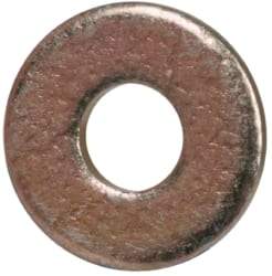 Made in USA - #0 Screw, Grade 1008/1010 Steel Standard Flat Washer - 0.078" ID x 0.188" OD, 0.02" Thick, Cadmium-Plated Finish, Meets Military Specifications - Benchmark Tooling