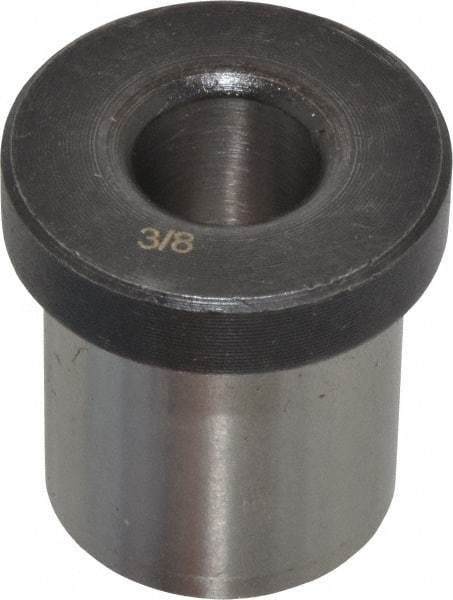 Value Collection - Type H, 3/8" Inside Diam, Head, Press Fit Drill Bushing - 3/4" Body Outside Diam, 3/4" Length Under Head, Steel - Benchmark Tooling