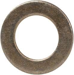 Made in USA - #10 Screw, Grade 1008/1010 Steel Standard Flat Washer - 0.219" ID x 0.365" OD, 0.03" Thick, Cadmium-Plated Finish, Meets Military Specifications - Benchmark Tooling