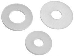 Made in USA - #4 Screw, Grade G10 Fiberglass Standard Flat Washer - 0.122" ID x 0.218" OD, 0.015" Thick, Plain Finish - Benchmark Tooling