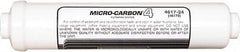 Nu-Calgon - 2.59" OD, 20µ, 6R Micromet Inline Cartridge Filter that Removes Silt, Sediment & Chlorine - 13" Long, Reduces Sediments, Tastes, Odors, Chlorine & Scale - Benchmark Tooling