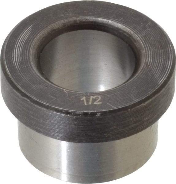 Value Collection - Type H, 1/2" Inside Diam, Head, Press Fit Drill Bushing - 3/4" Body Outside Diam, 3/8" Length Under Head, Steel - Benchmark Tooling