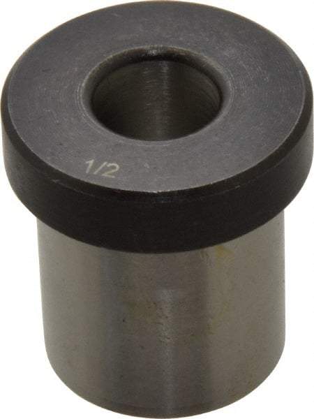 Value Collection - Type H, 1/2" Inside Diam, Head, Press Fit Drill Bushing - 1" Body Outside Diam, 1" Length Under Head, Steel - Benchmark Tooling