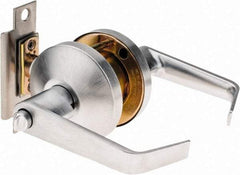 Falcon - Medium Duty Entry Lever Lockset - 2-3/4" Back Set, For Best/ Falcon I/C-Core Cylinder, Satin Chrome Finish - Benchmark Tooling