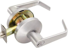 Falcon - Medium Duty Classroom Lever Lockset - 2-3/4" Back Set, For Best/ Falcon I/C-Core Cylinder, Satin Chrome Finish - Benchmark Tooling