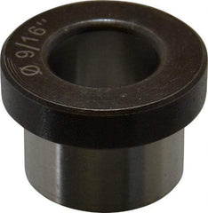 Value Collection - Type H, 9/16" Inside Diam, Head, Press Fit Drill Bushing - 7/8" Body Outside Diam, 1/2" Length Under Head, Steel - Benchmark Tooling