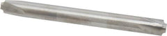 Accupro - 0.05" Radius, 1/4" Mill Diam, 4 Flute Solid Carbide Corner Rounding End Mill - Double End, Uncoated, 2-1/2" OAL, 1/4" Shank Diam - Benchmark Tooling