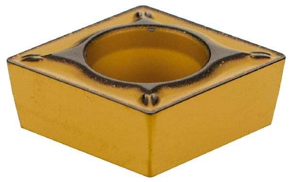 Sumitomo - CCMT32.51 ESU Grade AC700G Carbide Turning Insert - TiC Finish, 80° Diamond, 3/8" Inscr Circle, 5/32" Thick, 1/64" Corner Radius - Benchmark Tooling