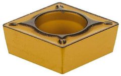Sumitomo - CCMT32.51 ESU Grade AC700G Carbide Turning Insert - TiC Finish, 80° Diamond, 3/8" Inscr Circle, 5/32" Thick, 1/64" Corner Radius - Benchmark Tooling