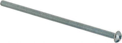Value Collection - #6-32 UNC, 3" Length Under Head Slotted/Phillips Drive Machine Screw - Round Head, Grade J82 Steel, Zinc-Plated Finish, Without Washer - Benchmark Tooling