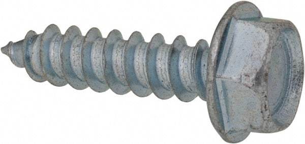 Value Collection - 5/16" Hex Head Sheet Metal Screw - Steel, 1-1/4" Length Under Head, Grade 2 - Benchmark Tooling