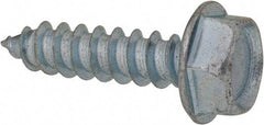 Value Collection - 5/16" Hex Head Sheet Metal Screw - Steel, 1-1/4" Length Under Head, Grade 2 - Benchmark Tooling