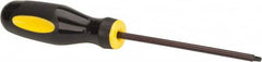 Stanley - #1 Point, 4" Blade Length Square Recess Screwdriver - 7-7/8" OAL - Benchmark Tooling