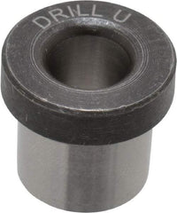 Value Collection - Type H, Letter U Inside Diam, Head, Press Fit Drill Bushing - 5/8" Body Outside Diam, 1/2" Length Under Head, Steel - Benchmark Tooling