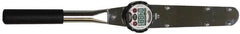 Proto - 1/2" Drive Electronic Digital Torque Wrench - 34 N/m to 340 N/m Torque, 22" OAL, 0.1 N/m Graduation, Fixed Head - Benchmark Tooling