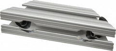 80/20 Inc. - 1-1/2" Wide, 6" High, Open Shelving 45° Support Bracket - Aluminum, Use with Series 15 - 1515 Extrusion - Benchmark Tooling