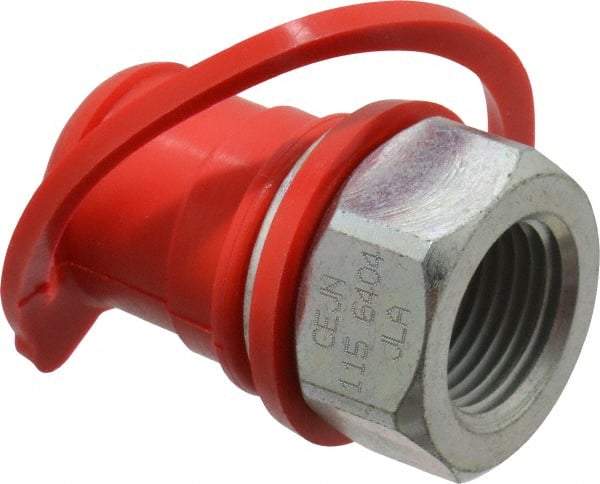 CEJN - 3/8 NPT Hydraulic Hose Female Pipe Thread Nipple - 14,500 psi, 1.56 GPM, 115 Hose Size, Series 115 - Benchmark Tooling