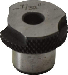 Value Collection - Type SF, 7/32" Inside Diam, Head, Slip Fixed Drill Bushing - 1/2" Body Outside Diam, 3/8" Length Under Head, Steel, LS-1 Compatible - Benchmark Tooling