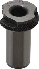 Value Collection - Type SF, 17/64" Inside Diam, Head, Slip Fixed Drill Bushing - 1/2" Body Outside Diam, 1" Length Under Head, Steel, LS-1 Compatible - Benchmark Tooling