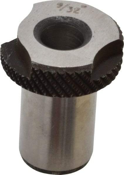 Value Collection - Type SF, 9/32" Inside Diam, Head, Slip Fixed Drill Bushing - 1/2" Body Outside Diam, 3/4" Length Under Head, Steel, LS-1 Compatible - Benchmark Tooling