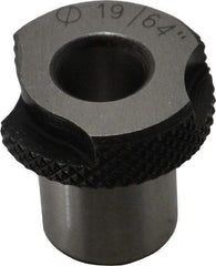 Value Collection - Type SF, 19/64" Inside Diam, Head, Slip Fixed Drill Bushing - 1/2" Body Outside Diam, 1/2" Length Under Head, Steel, LS-1 Compatible - Benchmark Tooling