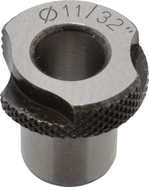 Value Collection - Type SF, 11/32" Inside Diam, Head, Slip Fixed Drill Bushing - 1/2" Body Outside Diam, 1/2" Length Under Head, Steel, LS-1 Compatible - Benchmark Tooling