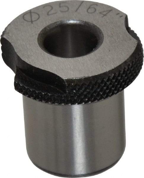 Value Collection - Type SF, 25/64" Inside Diam, Head, Slip Fixed Drill Bushing - 3/4" Body Outside Diam, 3/4" Length Under Head, Steel, LS-1 Compatible - Benchmark Tooling