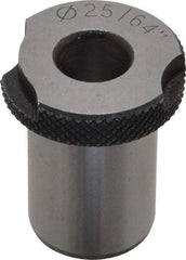 Value Collection - Type SF, 25/64" Inside Diam, Head, Slip Fixed Drill Bushing - 3/4" Body Outside Diam, 1" Length Under Head, Steel, LS-1 Compatible - Benchmark Tooling