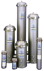 3M Aqua-Pure - 3 Inch Pipe, 150 No. Flange End Connections, 9-3/4 Inch Long Cartridge, 50.63 Inch Long, Cartridge Filter Housing without Cartridge - 36 Cartridges, 288 Max GPM Flow Rate, 150 psi Max Working Pressure, 304 Grade, Commercial Filter Housing - Benchmark Tooling