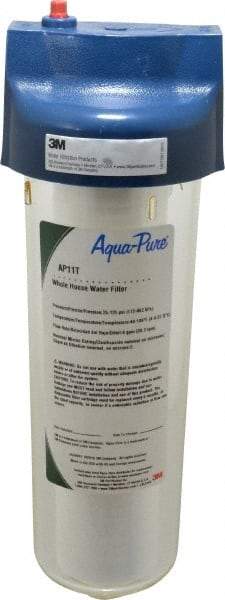 3M Aqua-Pure - 4-9/16 Inch Outside Diameter, 9-3/4 Inch Cartridge Length, 5 Micron Rating, Cartridge Filter Assembly - 3/4 Inch Pipe, Reduces Dirt and Rust - Benchmark Tooling