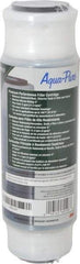 3M Aqua-Pure - 3" OD, 5µ, Cellulose Fiber Carbon & Scale Cartridge Filter - 9-3/4" Long, Reduces Dirt, Rust, Tastes, Odors & Scale - Benchmark Tooling