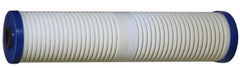 3M Aqua-Pure - 4-1/2" OD, 5µ, Cellulose Fiber Graded-Density Cartridge Filter - 20" Long, Reduces Sediments & Rust - Benchmark Tooling