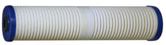 3M Aqua-Pure - 4-1/2" OD, 25µ, Cellulose Fiber Graded-Density Cartridge Filter - 20" Long, Reduces Sediments & Rust - Benchmark Tooling