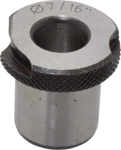 Value Collection - Type SF, 7/16" Inside Diam, Head, Slip Fixed Drill Bushing - 3/4" Body Outside Diam, 3/4" Length Under Head, Steel, LS-1 Compatible - Benchmark Tooling