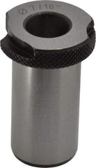 Value Collection - Type SF, 7/16" Inside Diam, Head, Slip Fixed Drill Bushing - 3/4" Body Outside Diam, 1-3/8" Length Under Head, Steel, LS-1 Compatible - Benchmark Tooling