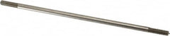 Made in USA - 8" Long, 1/4-20 Thread, Float Valve Rod - Stainless Steel, 1/2" Thread Length - Benchmark Tooling