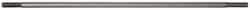 Made in USA - 10" Long, 1/4-20 Thread, Float Valve Rod - Stainless Steel, 1/2" Thread Length - Benchmark Tooling