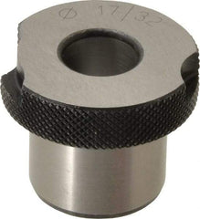 Value Collection - Type SF, 17/32" Inside Diam, Head, Slip Fixed Drill Bushing - 1" Body Outside Diam, 3/4" Length Under Head, Steel, LS-2 Compatible - Benchmark Tooling