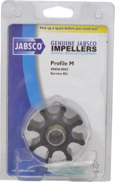 Jabsco - Nitrile Impeller Kit Repair Part - Contains Impeller, Seal, Gasket, For Use with Jabsco Model 6050-0001 Flexible Impeller Pump Motors - Benchmark Tooling