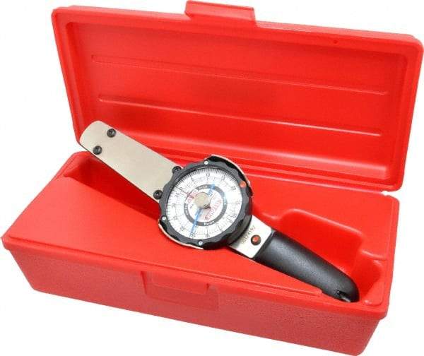 Proto - 1/4" Drive Dial Torque Wrench - 30 In/Lb Torque, 10" OAL, Fixed Head - Benchmark Tooling