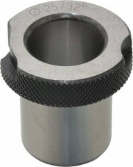 Value Collection - Type SF, 25/32" Inside Diam, Head, Slip Fixed Drill Bushing - 1" Body Outside Diam, 1" Length Under Head, Steel, LS-2 Compatible - Benchmark Tooling