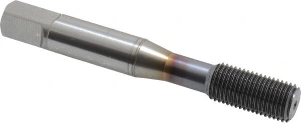 OSG - 3/8-24 UNF H7 Thread Limit Bottoming Thread Forming Tap - Powdered Metal High Speed Steel, TiCN Finish, 2-15/16" OAL, 1-1/4" Thread Length, Right Hand Thread, Series EXOTAP NRT - Benchmark Tooling
