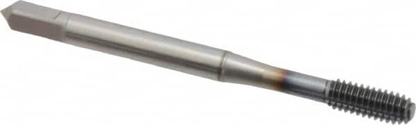 OSG - #8-32 UNC H5 Thread Limit Modified Bottoming Thread Forming Tap - Powdered Metal High Speed Steel, TiCN Finish, 2-1/8" OAL, 3/4" Thread Length, Right Hand Thread, Series EXOTAP NRT - Benchmark Tooling