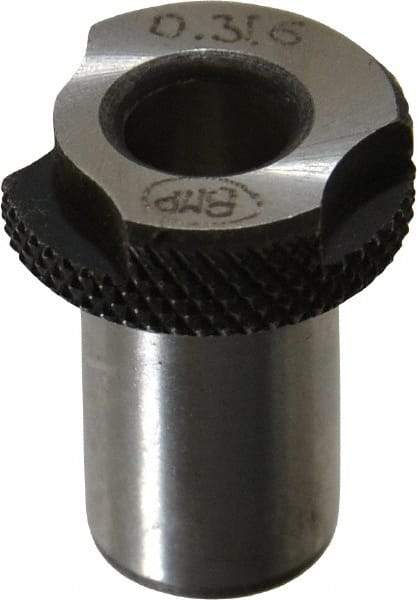 Value Collection - Type SF, Letter O Inside Diam, Head, Slip Fixed Drill Bushing - 1/2" Body Outside Diam, 3/4" Length Under Head, Steel, LS-1 Compatible - Benchmark Tooling