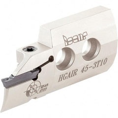Iscar - 3" Groove Width, 9mm Max Depth of Cut, Left Hand Cut, HGAI Indexable Grooving Blade - HGN-C, HGPL Insert Style, Series Heliface - Benchmark Tooling